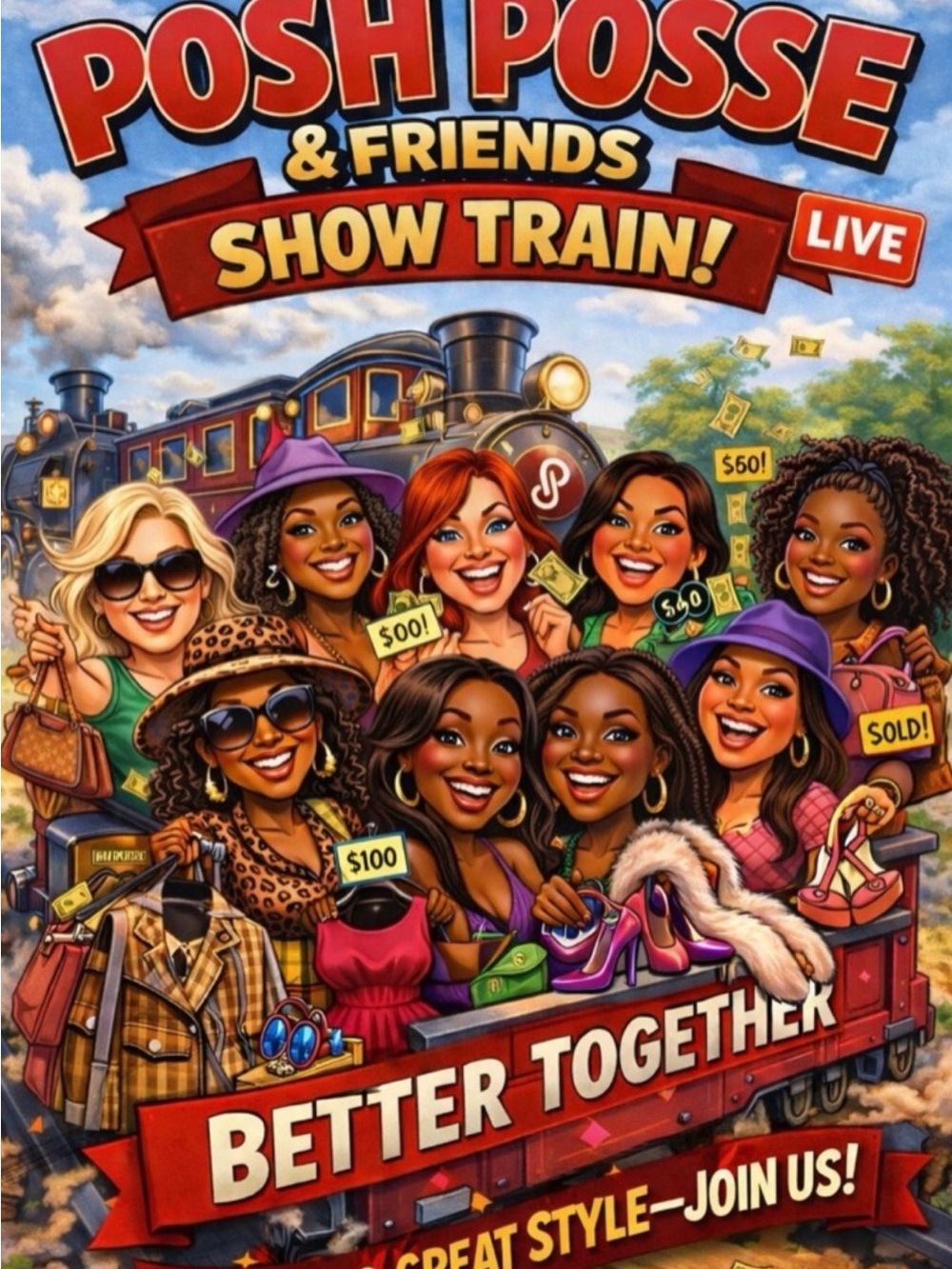 Better Together Posh Posse & Friends Train